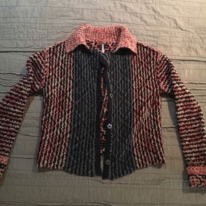 Free People open-back swing sweater XS